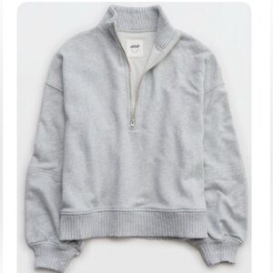 Aerie 1/4 Zip Suns Out Sweatshirt